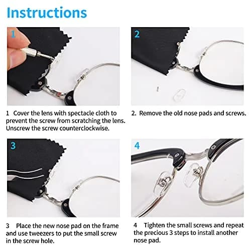 HQVOIC Magnetic Eyeglass Repair Kit with 26 Pieces | Precision Tools for Spectacles and Sunglasses thumbnail 6