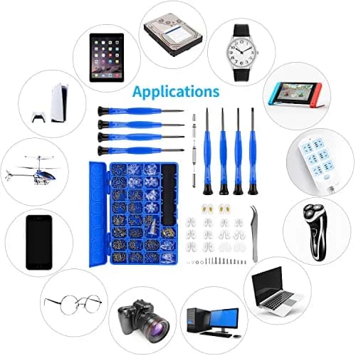 HQVOIC Magnetic Eyeglass Repair Kit with 26 Pieces | Precision Tools for Spectacles and Sunglasses thumbnail 7