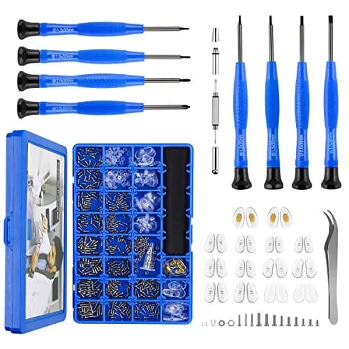 HQVOIC Magnetic Eyeglass Repair Kit with 26 Pieces | Precision Tools for Spectacles and Sunglasses thumbnail 1