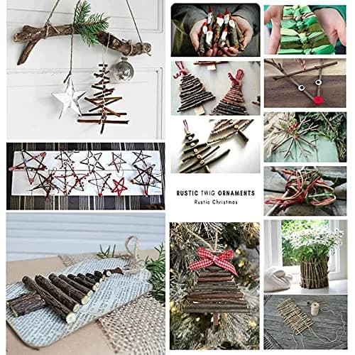 YPZAKA Natural Birch Wood Log Sticks for Crafts, 10 cm (4 Inch) — 150-Piece Pack thumbnail 6