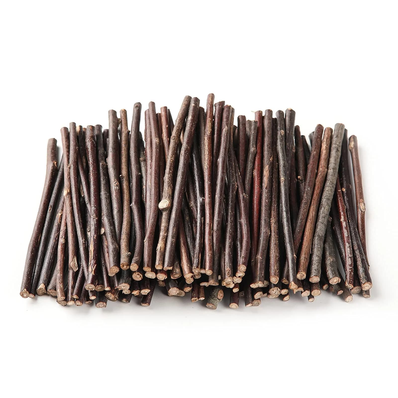 YPZAKA Natural Birch Wood Log Sticks for Crafts, 10 cm (4 Inch) — 150-Piece Pack - view 8