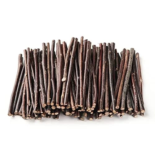 YPZAKA Natural Birch Wood Log Sticks for Crafts, 10 cm (4 Inch) — 150-Piece Pack thumbnail 8