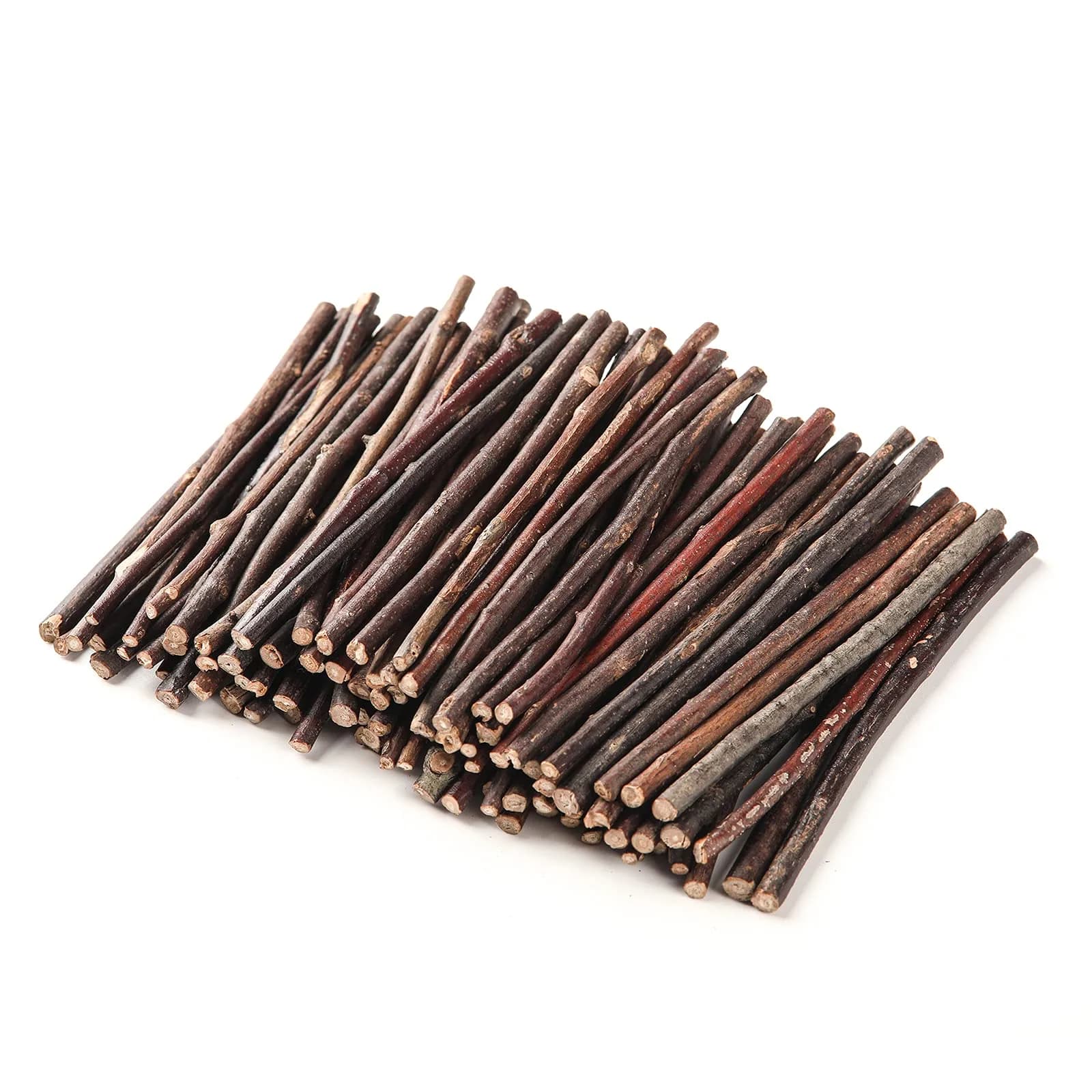 YPZAKA Natural Birch Wood Log Sticks, 4 Inch Long x 0.2-0.3 Inch Diameter, 50-Piece Pack for Crafts - view 2