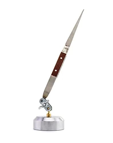 QWORK Cross Locking Tweezers with Base 360° Rotation | Jewelry Welding Soldering Repair Kit thumbnail 2