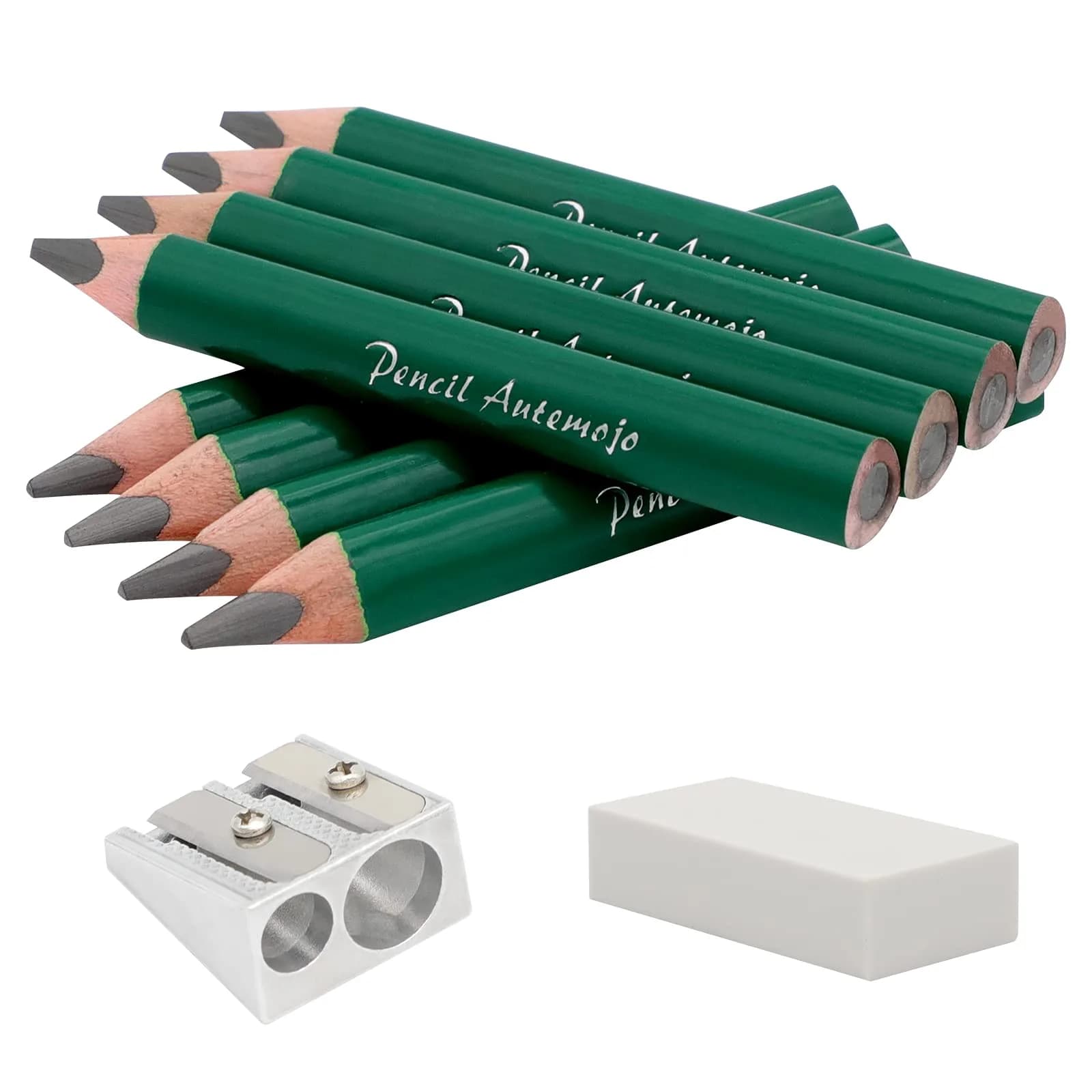 AUTEMOJO Triangular Fat Pencils 8.9 cm (3.5 inch) | Ergonomic Grip for Young Children - main product image