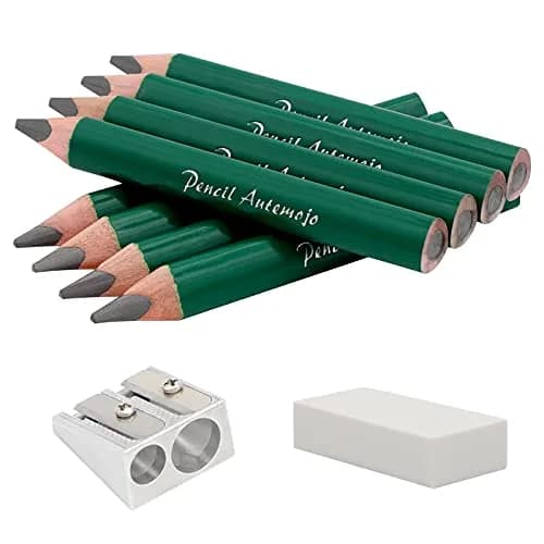 AUTEMOJO Triangular Fat Pencils 8.9 cm (3.5 inch) | Ergonomic Grip for Young Children thumbnail 1