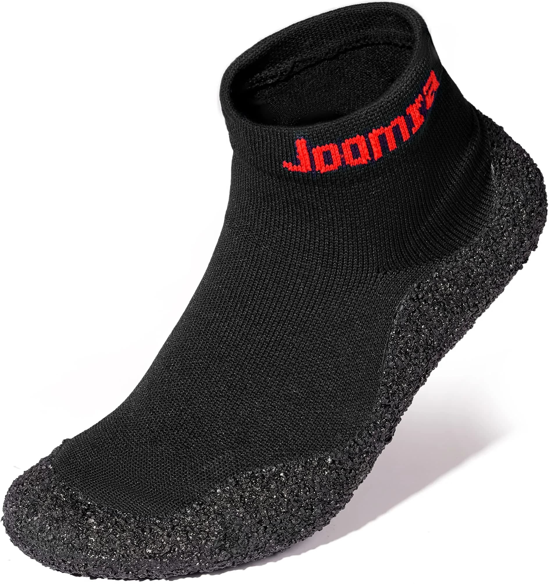 Joomra Men's Barefoot Sock Shoes for Women Minimalist Footwear W9/M8 Black | Ultra-Light, Flexible & Water-Friendly