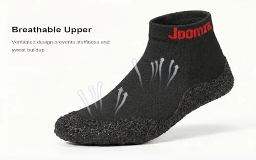 Joomra Men's Barefoot Sock Shoes for Women Minimalist Footwear W9/M8 Black | Ultra-Light, Flexible & Water-Friendly thumbnail 4
