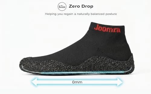 Joomra Men's Barefoot Sock Shoes for Women Minimalist Footwear W9/M8 Black | Ultra-Light, Flexible & Water-Friendly thumbnail 3