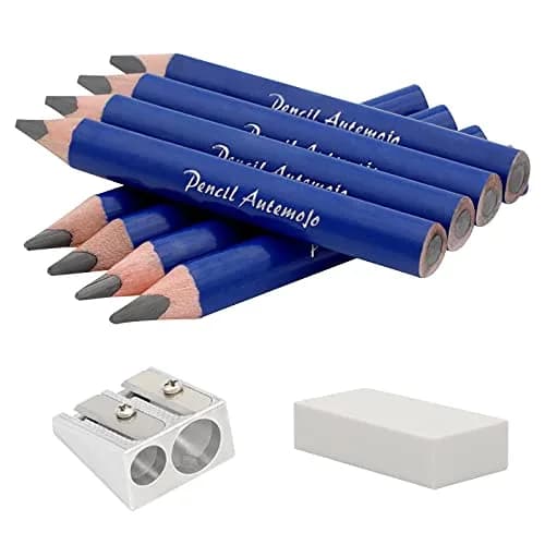 AUTEMOJO Triangular Fat Pencils 3.5-inch (88.9mm) | 5mm Core, Pack of 8 thumbnail 1