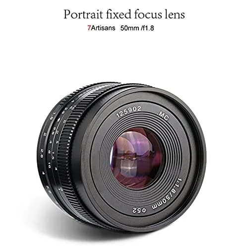 Archuu 50mm F1.8 FX Mount Lens | Large Aperture, All Metal, Compact for Fuji XT4/XS10/XT3/XT30 thumbnail 8