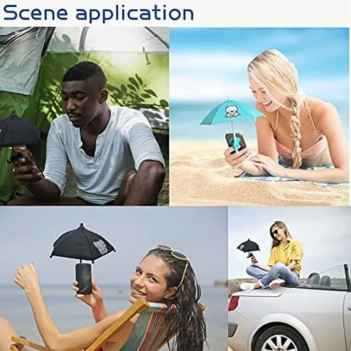BEITESTAR Phone Umbrella Sun Shade with Suction Cup Stand | Universal Sun Protection for Smartphones thumbnail 3