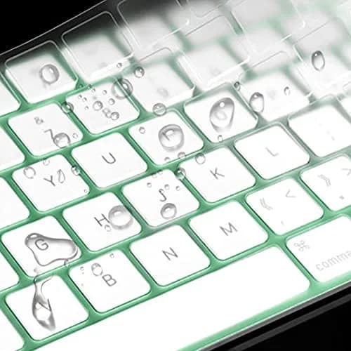 CASEDAO Transparent TPU Keyboard Cover Skin for 2024 2023 2021 iMac 24-inch Magic Keyboard US Layout (1-Pack) thumbnail 4