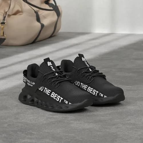 Furuian Safety Shoes Men Work Sneakers Steel Toe Lightweight Black 11.5/13 | Durable & Comfortable thumbnail 3