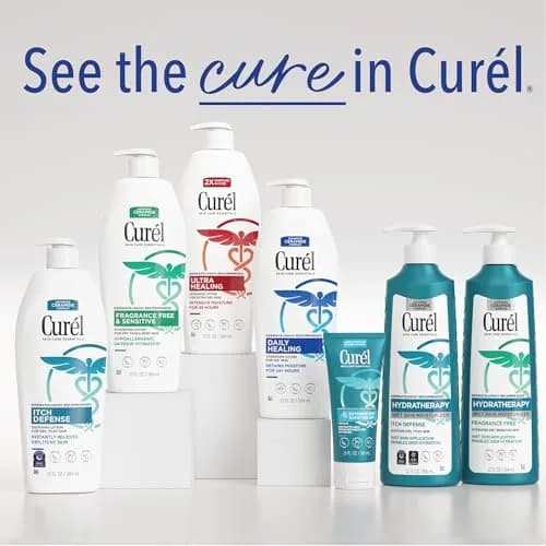 Curel Ultra Healing Body Lotion, Fragrance-Free, 39 fl oz (13 fl oz x 3) | Dermatologist Recommended for Dry, Sensitive Skin thumbnail 7