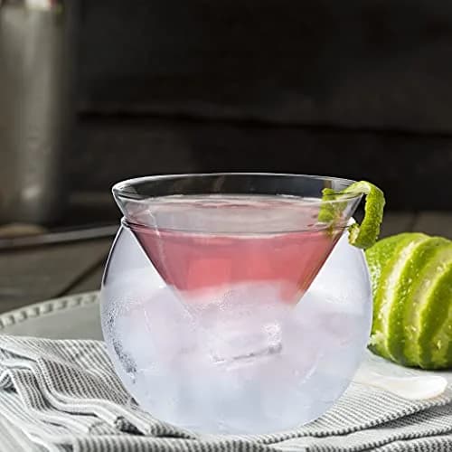 MDLUU 2-Pack Glass Caviar Chiller Server with Mother of Pearl Spoon, 16.9 oz (499 ml) Ice Bowl thumbnail 5