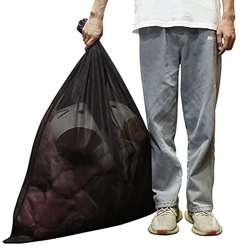 Tenn Well Extra Large Mesh Laundry Bags with Zipper (2-Pack, 110 x 90cm / 43 x 35 Inches) | Durable Wash Bags for Delicates, Bedding, Travel thumbnail 7