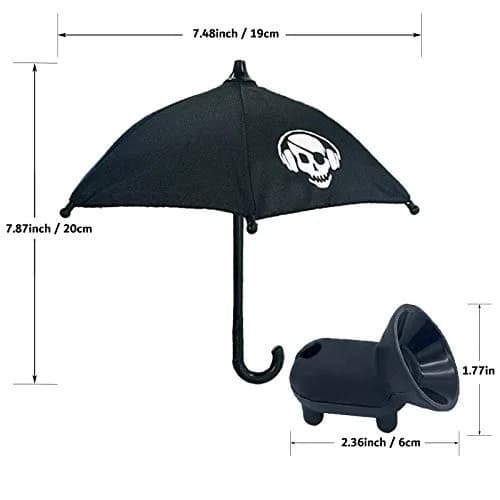 BEITESTAR Phone Umbrella for Sun, Cell Phone Umbrella Sun Shade with Adjustable Piggy Suction Cup Stand for iPhone, iPad, Gopro | Unique Sunshade & Phone Holder thumbnail 6
