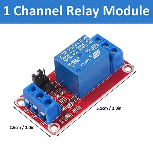 AEDIKO 12V Relay Module 1 Channel | Optocoupler Isolation Support High/Low Trigger thumbnail 8