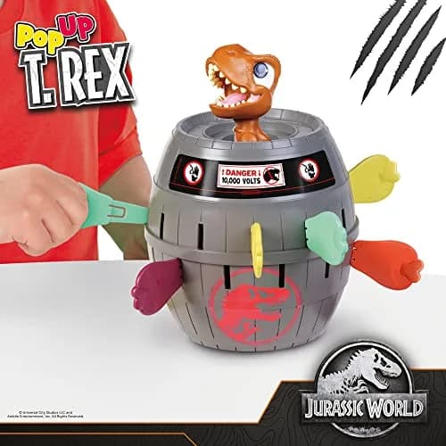 TOMY Pop Up T-Rex Board Game - Dinosaur Action Game - 24 Bones | Ages 4+ Years thumbnail 2