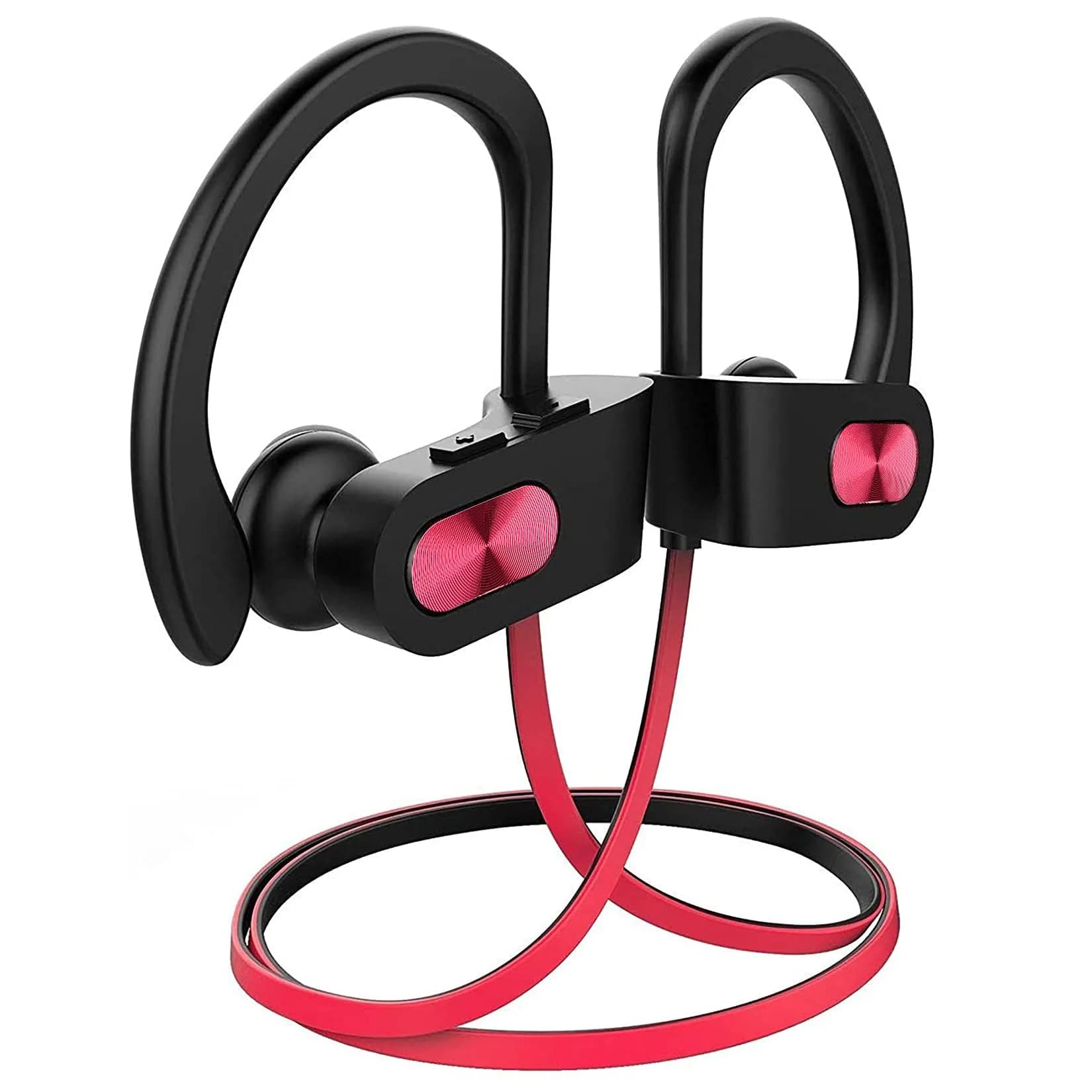Redzoo Flame Wireless Bluetooth 5.0 Earbuds | 16 Hours Playtime, IPX7 Waterproof, CVC6.0 Mic — Red