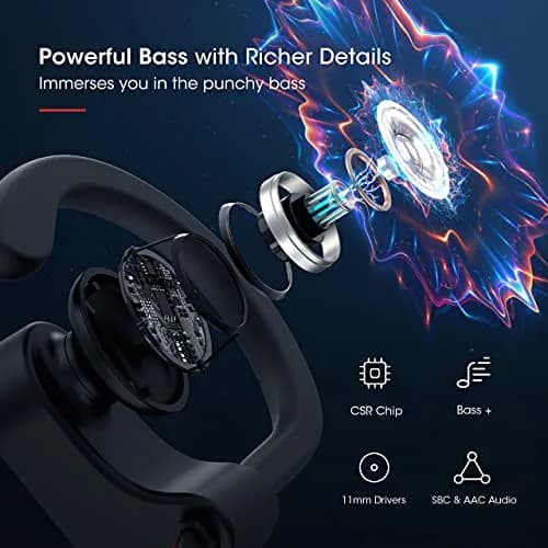 Redzoo Flame Wireless Bluetooth 5.0 Earbuds | 16 Hours Playtime, IPX7 Waterproof, CVC6.0 Mic thumbnail 3