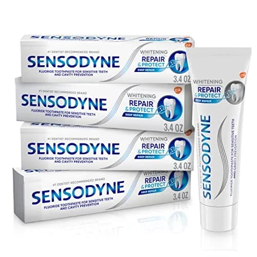 Sensodyne Repair and Protect Whitening Toothpaste 13.6 oz (480g) | Clinically Proven Sensitivity Relief thumbnail 1