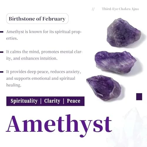 SUNYIK Amethyst Healing Crystal Point Pendulum 2.4'' | Divination & Protection with Unique Dreamcatcher thumbnail 3