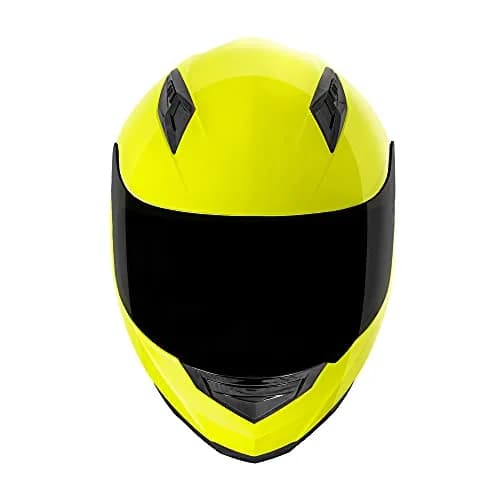 VCAN VX Full Face Motorcycle Helmet Yellow Large | Lightweight DOT & ECE Approved thumbnail 3