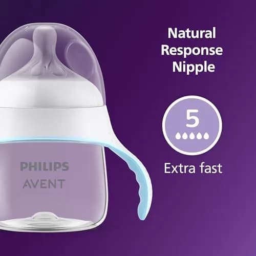 Philips Avent Natural Trainer Cup 150ml (5 oz) | BPA-Free Baby Transition Cup with Soft Spout thumbnail 7