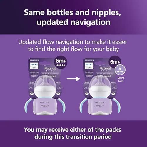 Philips Avent Natural Trainer Cup 150ml (5 oz) | BPA-Free Baby Transition Cup with Soft Spout thumbnail 8