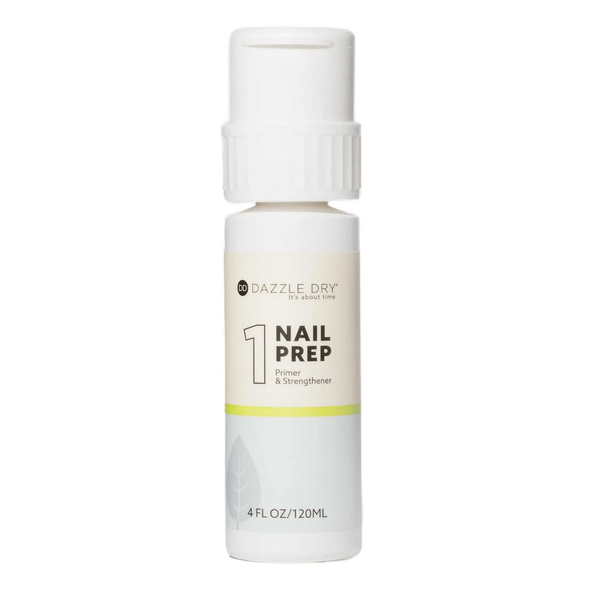 Dazzle Dry Nail Prep, Step 1 – Non-Toxic Primer & Strengthener (4 fl oz) | Long-Lasting Nail Care