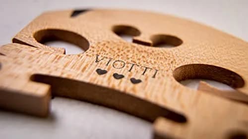 Viotti Finer Grade Maple Violin Bridge 4/4 | Pre-Cut & Pre-Fitted for Most Violins thumbnail 3