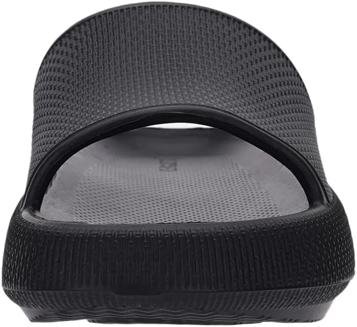 Joomra Black Pillow Slippers for Women & Men | 25.4cm (10"-11.5" W / 9"-10" M) thumbnail 8