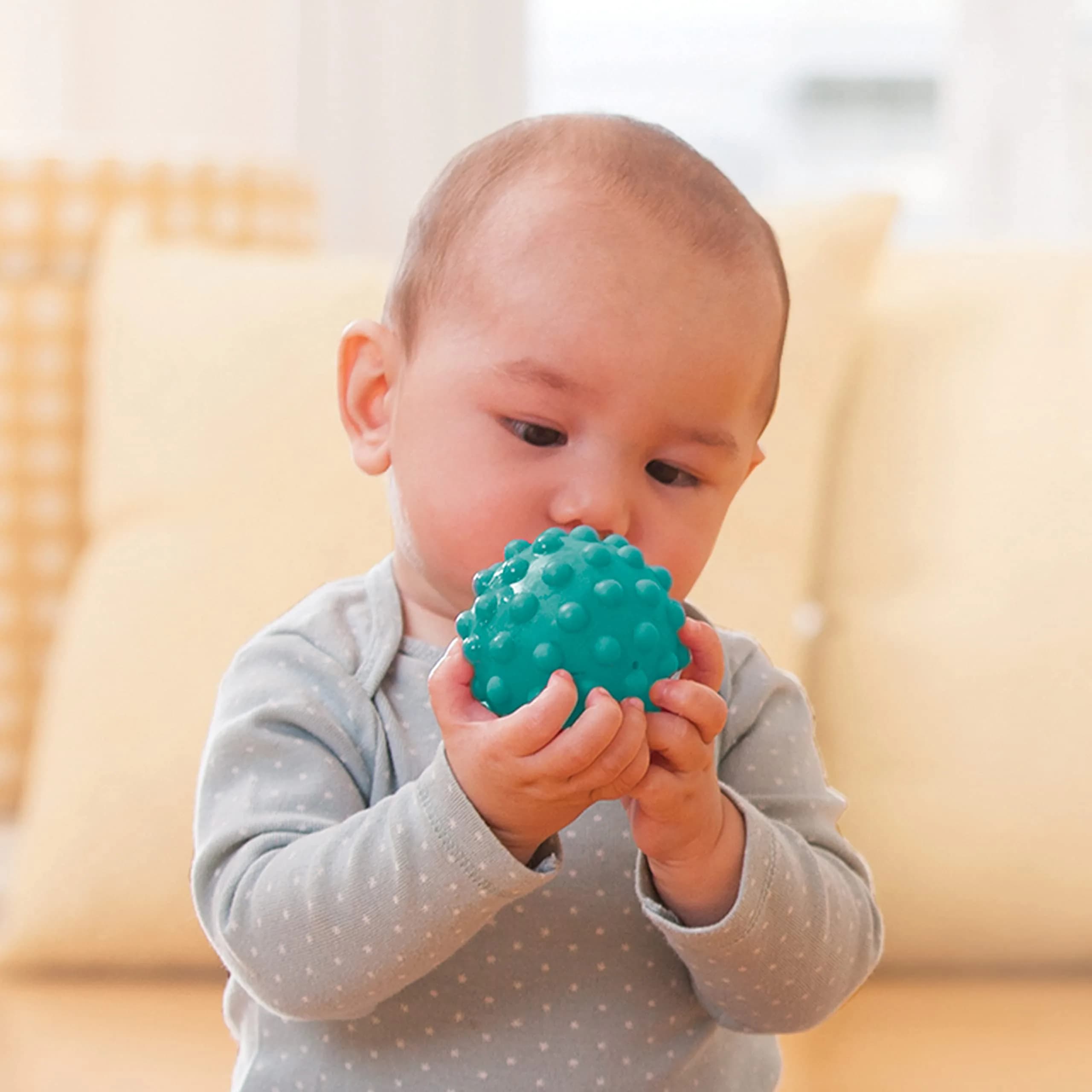 Infantino Textured Multi Ball Set 10-Piece | BPA-Free Sensory Toy for Babies 6+ Months - view 4