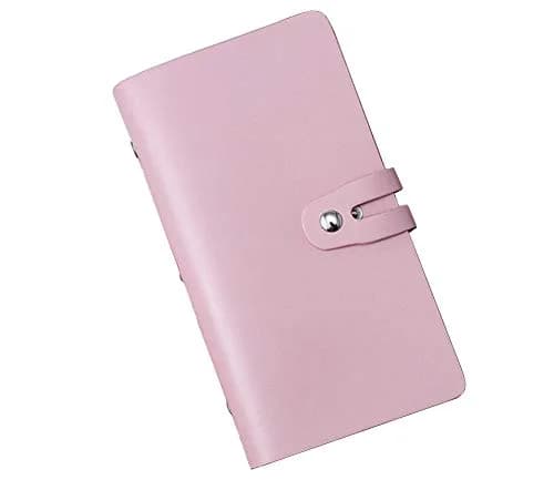 JERLA RFID Credit Card Holder Book, Leather Business Card Organizer for Women Men 96 Card Slots | RFID Blocking thumbnail 1