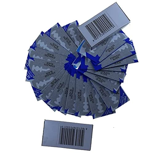 Rangale Safety Razor Blades 20 Pack | Stainless Steel Double Edge Blades for Shaving & Trimming thumbnail 3