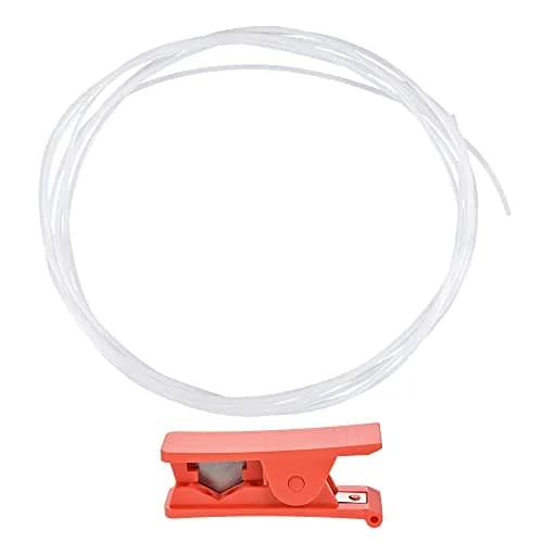 uxcell PTFE Tubing Hose High Temperature 0.8mm/0.03''ID x 1.2mm/0.05''OD 6.56ft | Corrosion & Insulation Resistance thumbnail 1