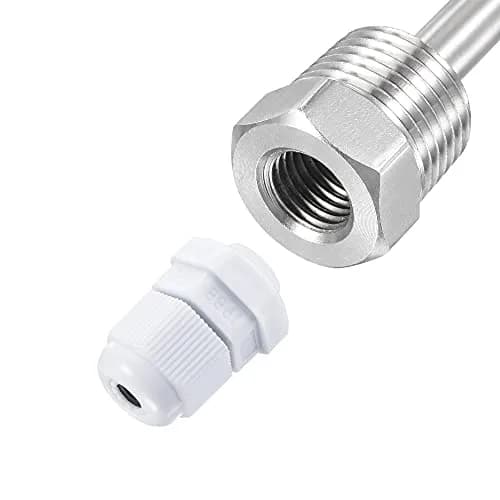 uxcell 8mm Dia G1/2 Thermowell Stainless Steel 304 300mm Length | Weldless Thermowell for Beer Fermenter thumbnail 4
