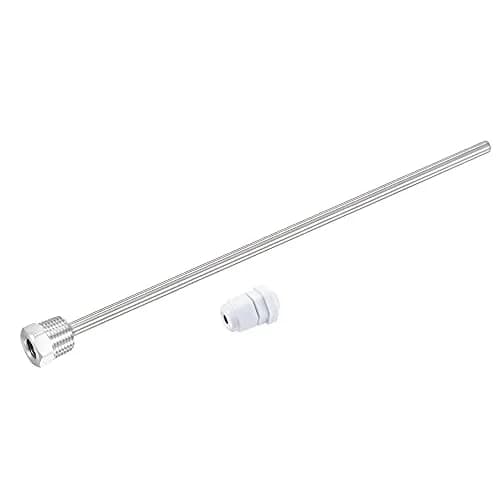 uxcell 8mm Dia G1/2 Thermowell Stainless Steel 304 300mm Length | Weldless Thermowell for Beer Fermenter thumbnail 3