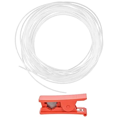 uxcell PTFE Tubing Hose 0.6mm/0.02''ID x 1mm/0.04''OD 16.4ft | High Temp, Corrosion Resistant thumbnail 1
