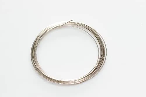 CRAFT WIRE 22 Gauge Silver Wire, 10FT | Dead Soft, Round, Authentic .999 Fine Silver thumbnail 5