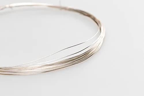 CRAFT WIRE 22 Gauge Silver Wire, 10FT | Dead Soft, Round, Authentic .999 Fine Silver thumbnail 2