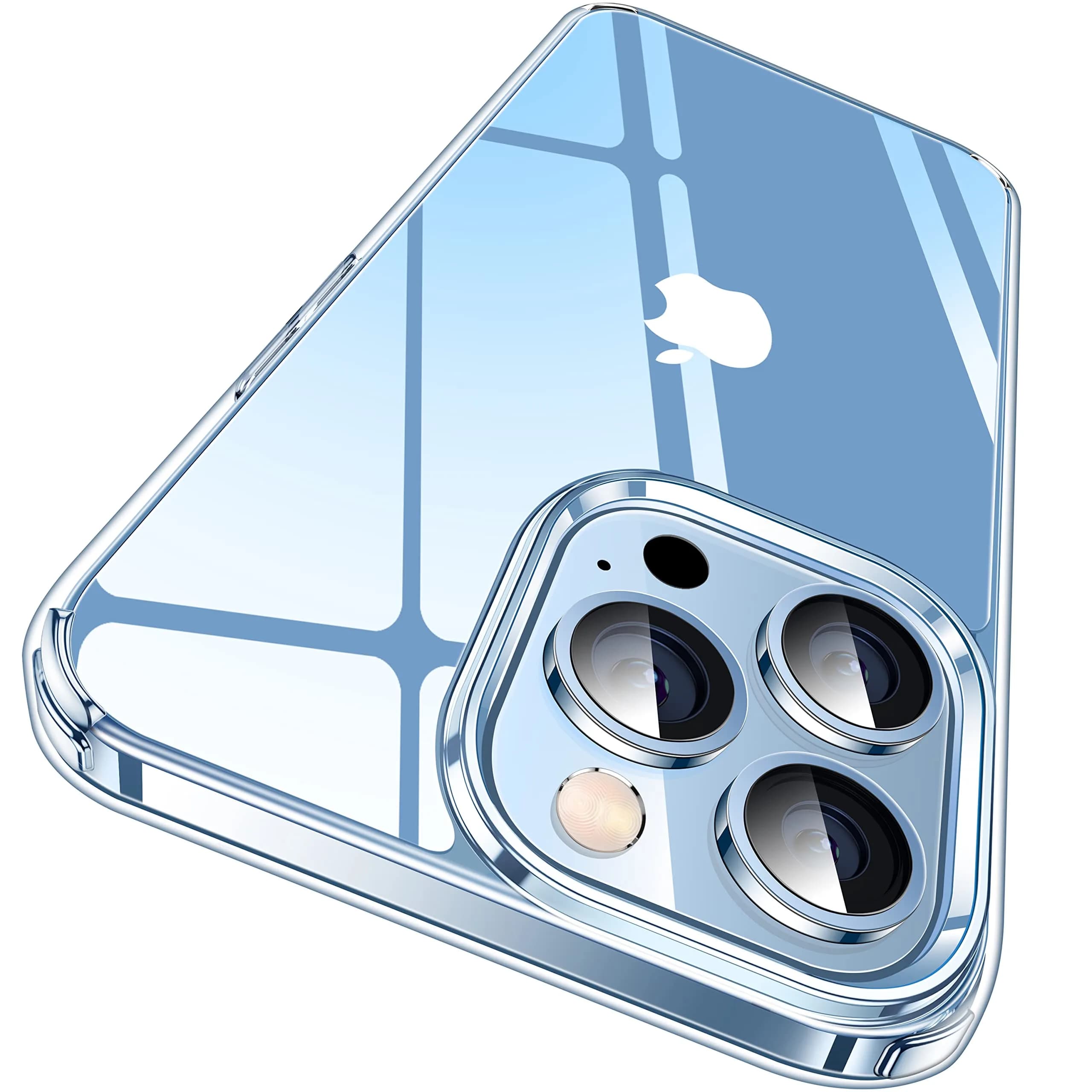 CASEKOO for iPhone 13 Pro Case Crystal Clear Never Yellow Slim | Military-Grade Protection - main product image