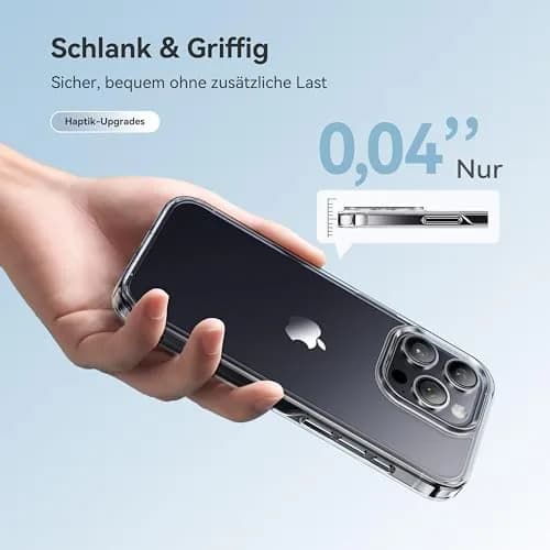 CASEKOO for iPhone 13 Pro Case Crystal Clear Never Yellow Slim | Military-Grade Protection thumbnail 5