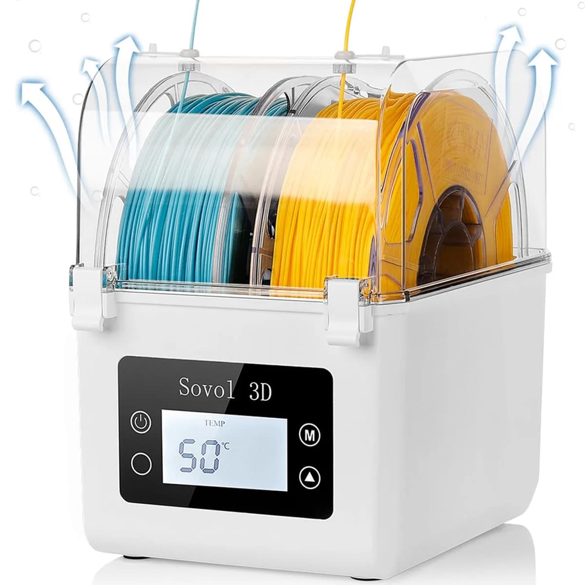 Sovol Filament Dryer 2026, SH01 Filament Dehydrator 3D Printer Spool Holder | Keep Filament Dry & Improve Prints