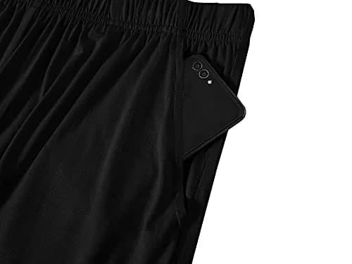 MoFiz Men's Pajama Set Short Sleeve T-Shirt Shorts Lightweight Soft Summer Casual S | Summer Sleepwear thumbnail 5