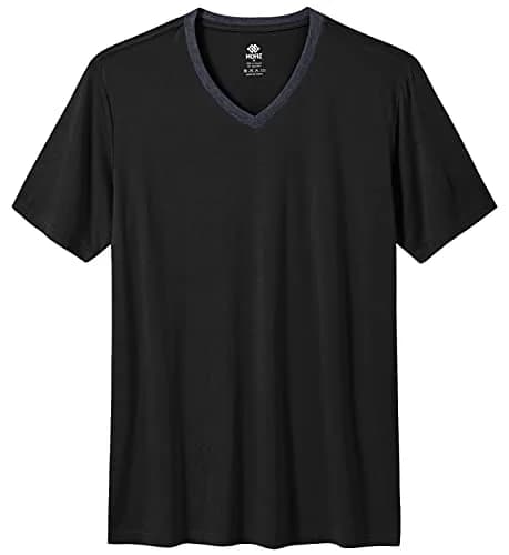 MoFiz Men's Pajama Set Short Sleeve T-Shirt Shorts Lightweight Soft Summer Casual S | Summer Sleepwear thumbnail 3