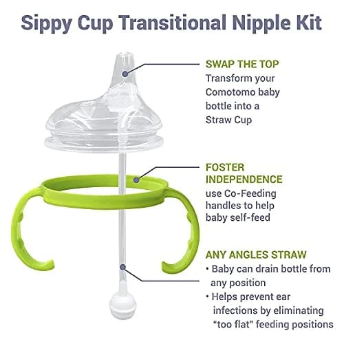 ANPEI Ultimate Weaning and Transitional Nipple Kit for Comotomo Bottles | 5 oz & 8 oz Bottles thumbnail 6
