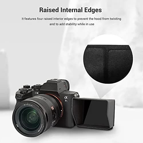 SmallRig Sun Hood for Sony Cameras | Reduce Glare & Reflections, Foldable, Leather & Microfiber, 52g thumbnail 5
